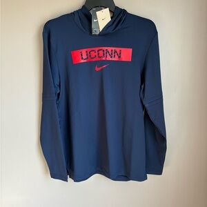 Nike UCONN Blue and Red Hoodie